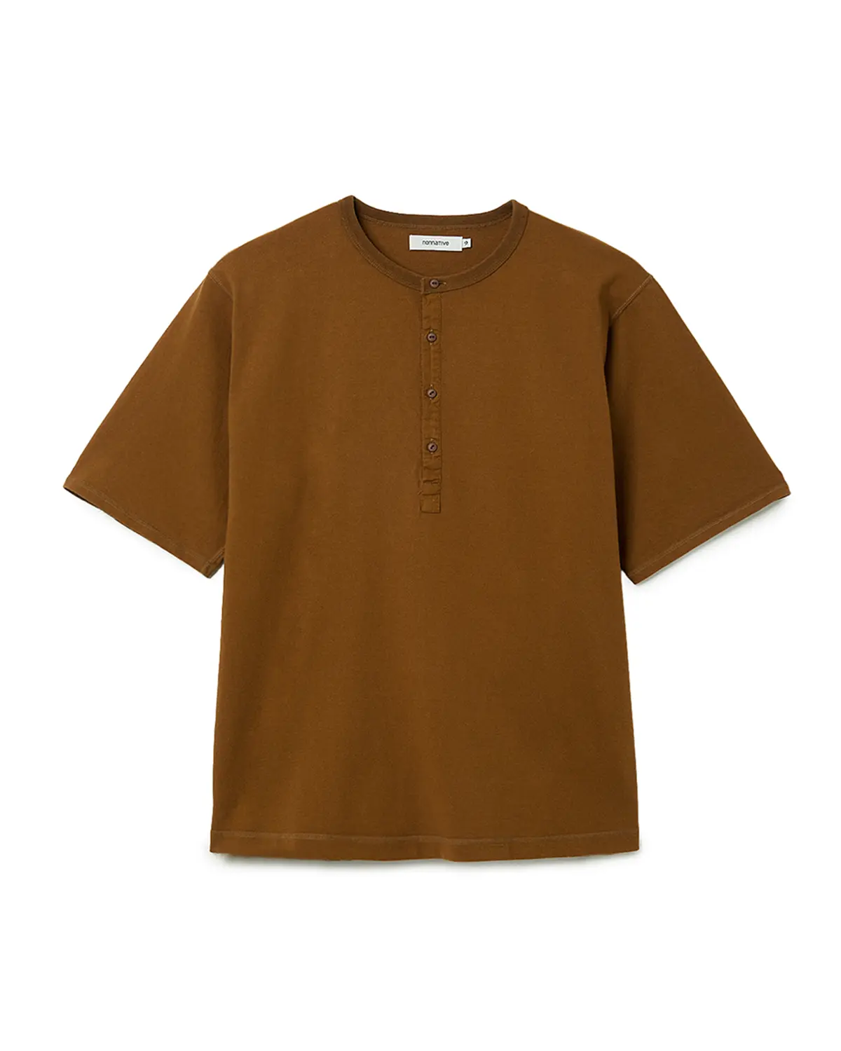 Nonnative DWELLER S/S HENRY NECK TEE COTTON JERSEY
