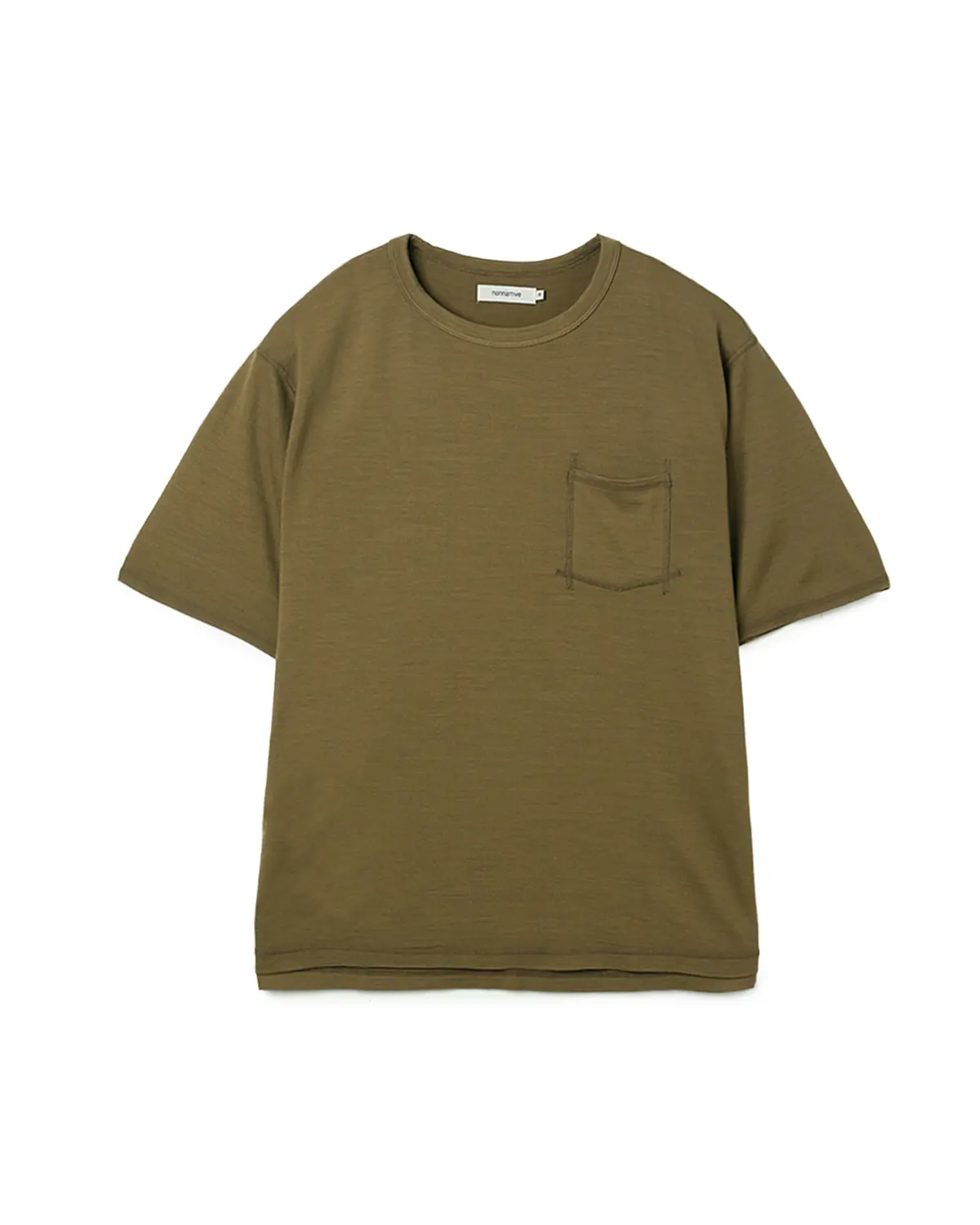 nonnative DWELLER S/S TEE MERINO WOOL OVERDYED