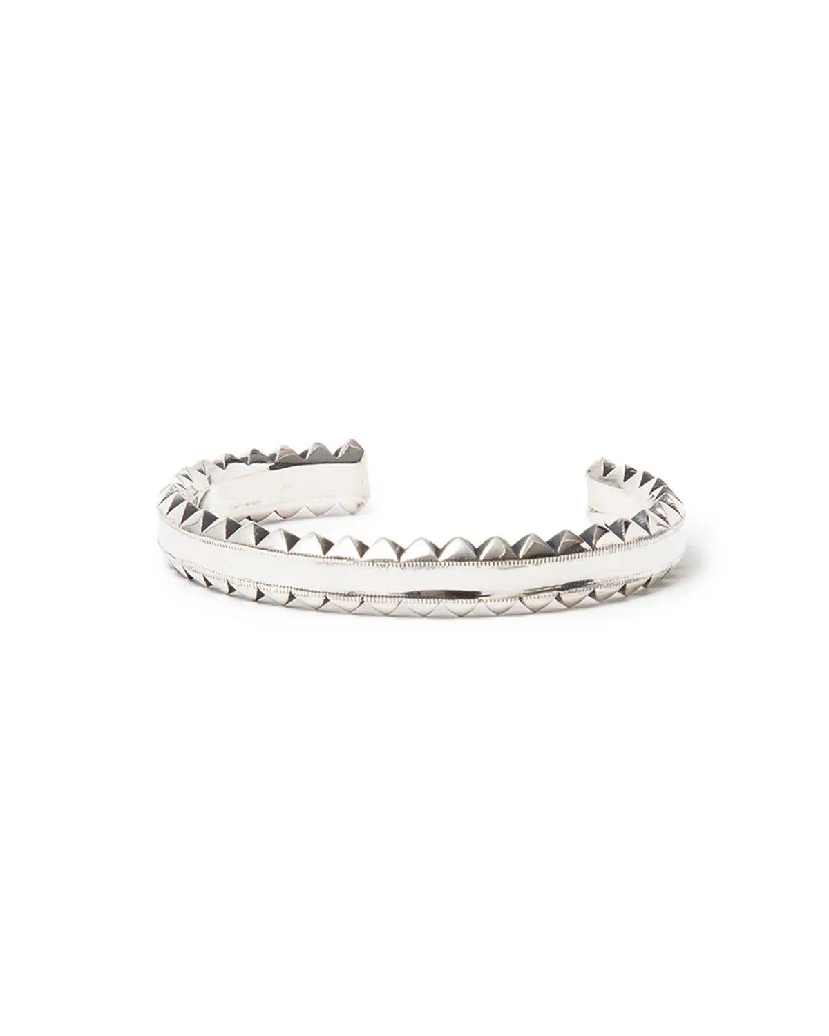 nonnative DWELLER STUDS BANGLE 925 SILVER by END