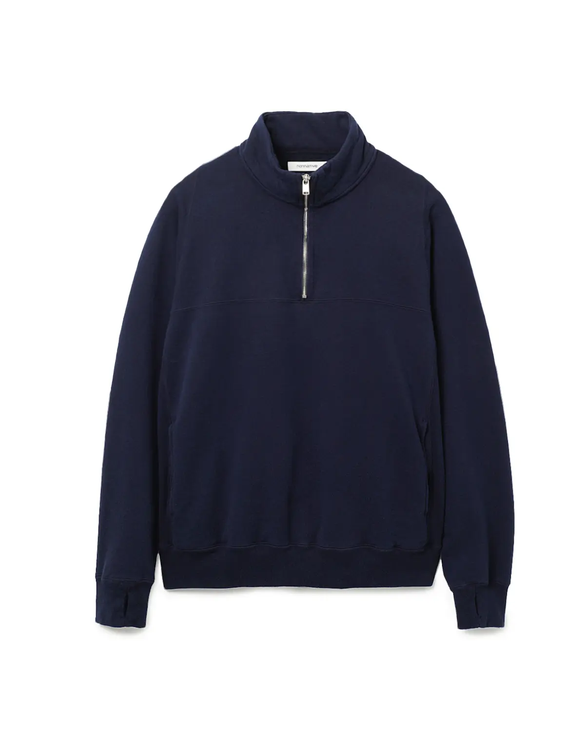 Nonnative MARINER HALF ZIP PULLOVER COTTON SWEAT