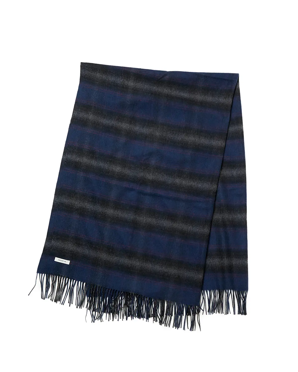Nonnative WANDERER STOLE WOOL YARN OMBRE CHECK