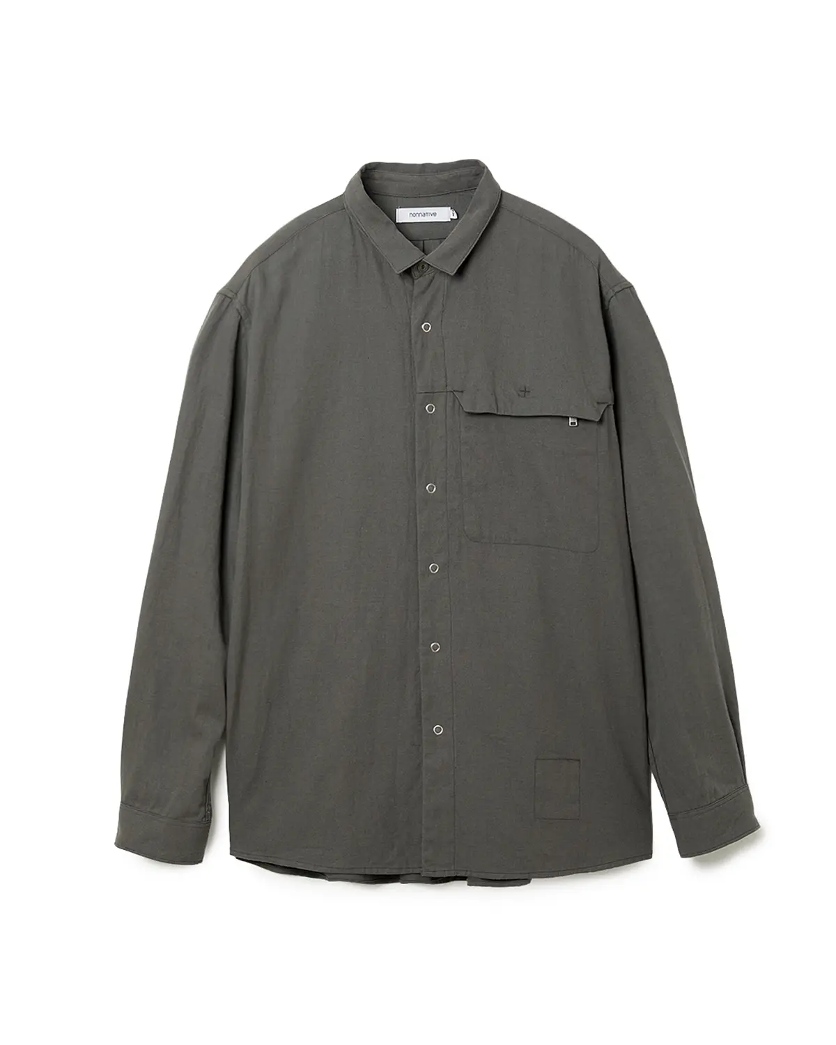 nonnative WORKER ZIP SHIRT C/Li TWILL