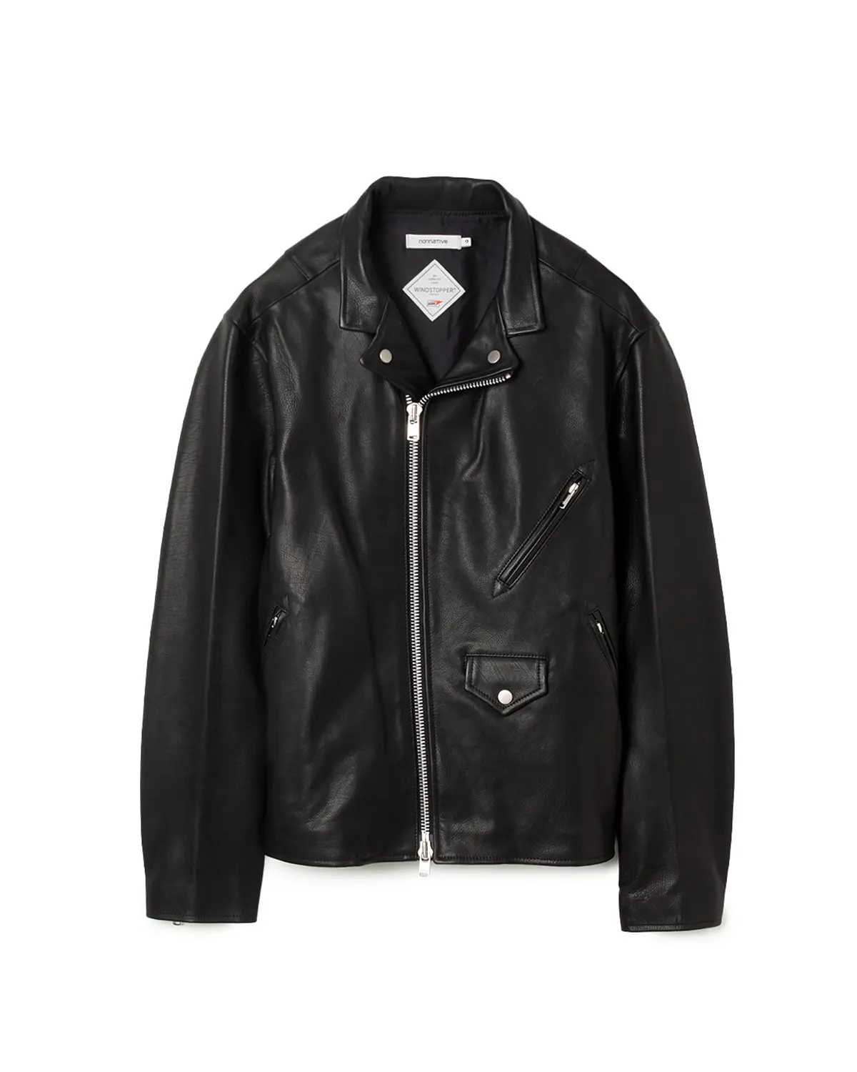 nonnative RIDER BLOUSON COW LEATHER WITH WINDSTOPPER®