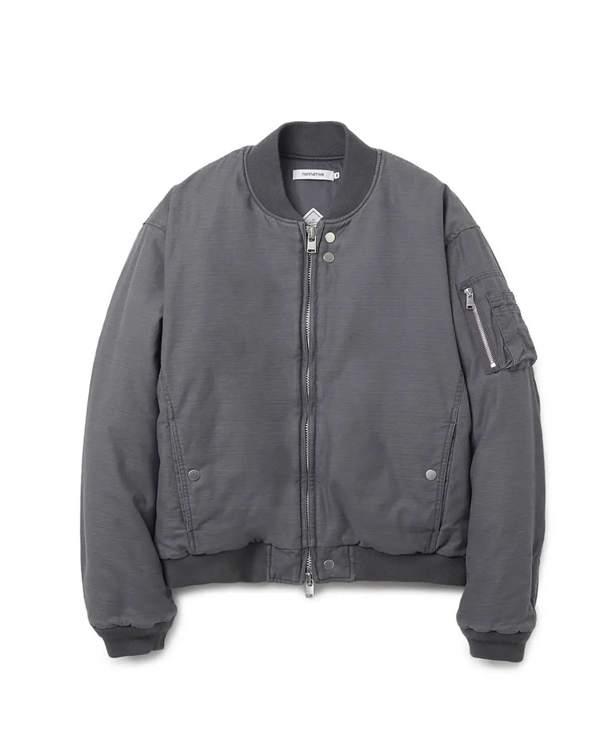 Nonnative TROOPER PUFF BLOUSON COTTON BACKSATIN PIGMENT DYE WITH WINDSTOPPER®