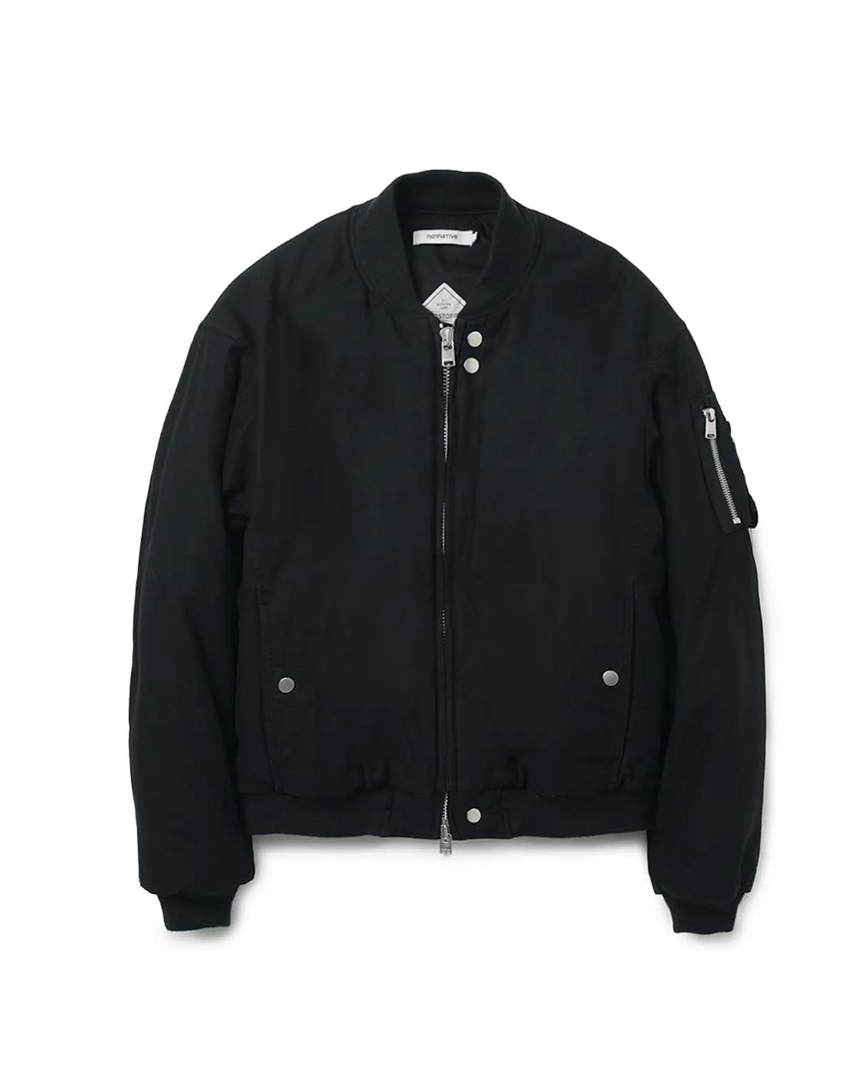 Nonnative TROOPER PUFF BLOUSON COTTON BACKSATIN PIGMENT DYE WITH WINDSTOPPER®