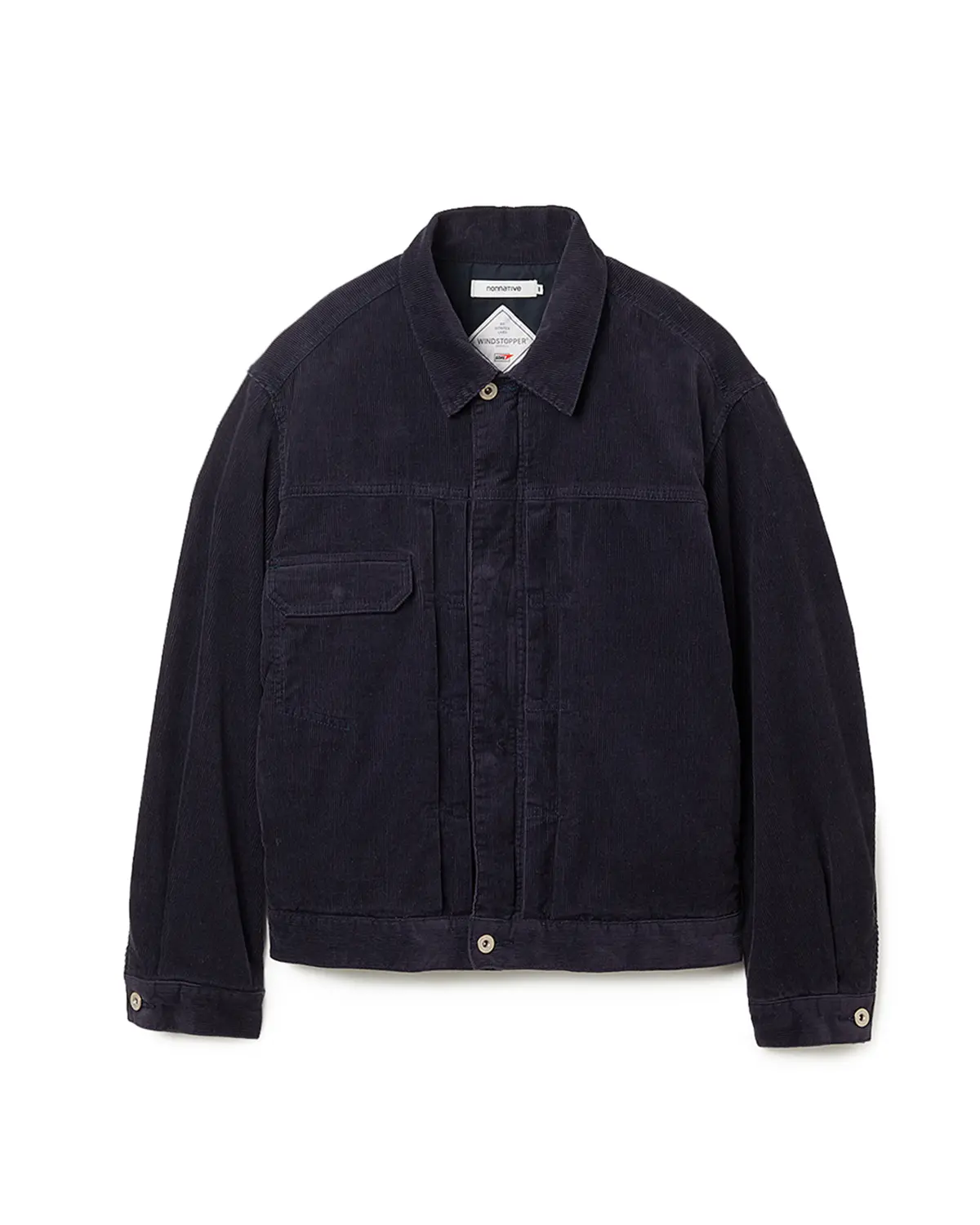 Nonnative TRUCKER BLOUSON COTTON CORD SULFUR DYE WITH WINDSTOPPER®
