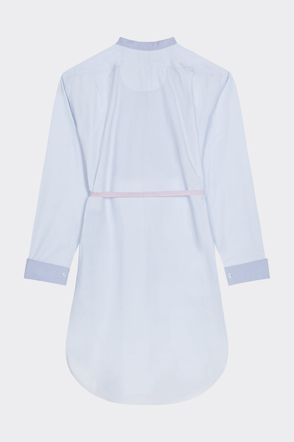 Noon By Noor Alma Dress In Pale Blue