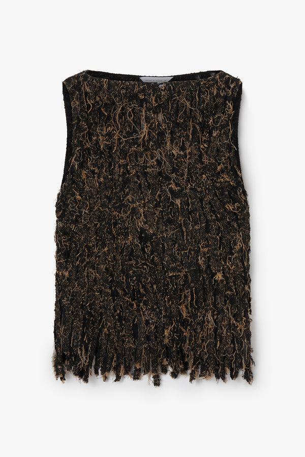 noon by noor Belinda Top in Black Caramel