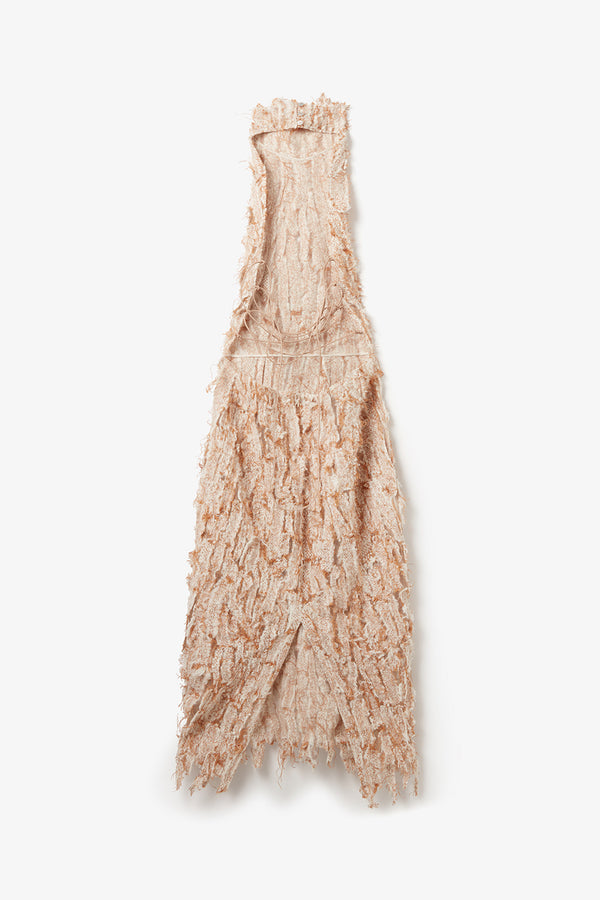 Noon By Noor Broyage Dress In Ivory Caramel