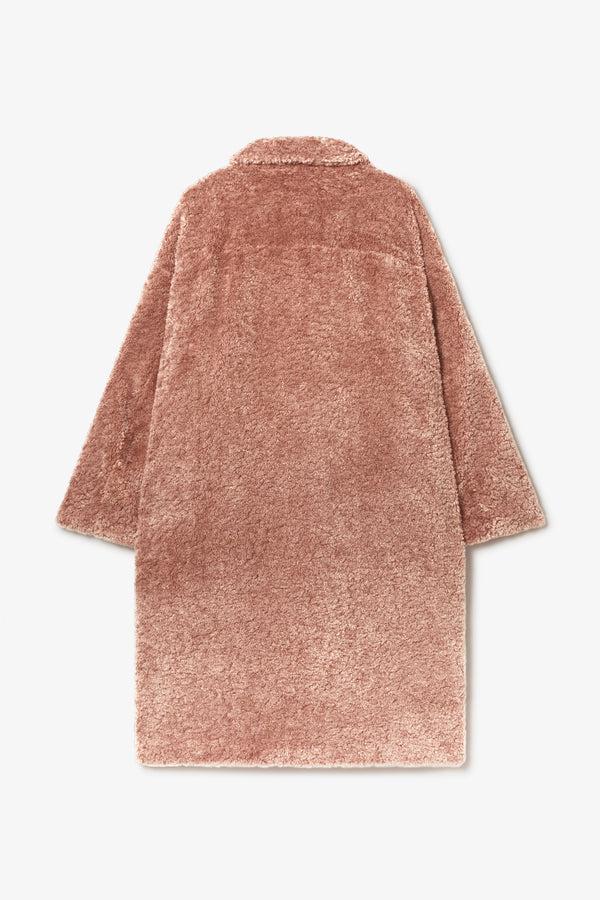 Noon By Noor Deborah Coat In Dusk Pink