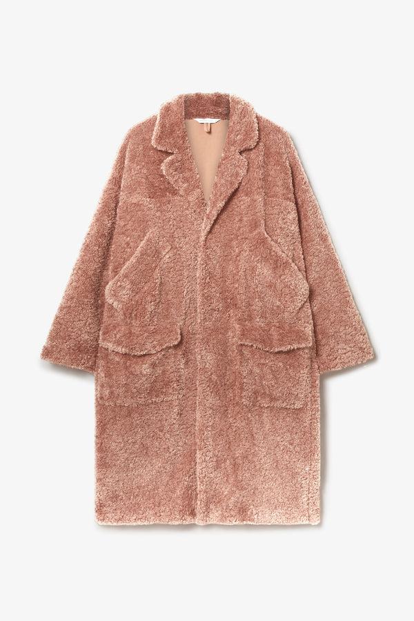 noon by noor Deborah Coat in Dusk Pink