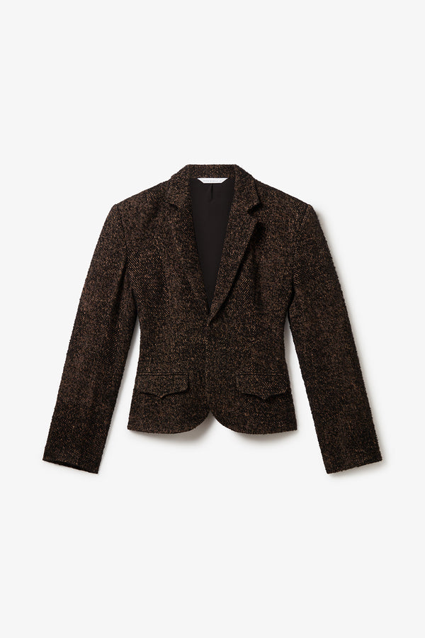 noon by noor Deluca Jacket in Black Caramel