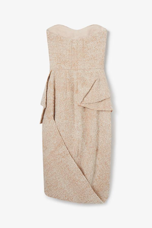 Noon By Noor Glory Dress In Ivory Caramel