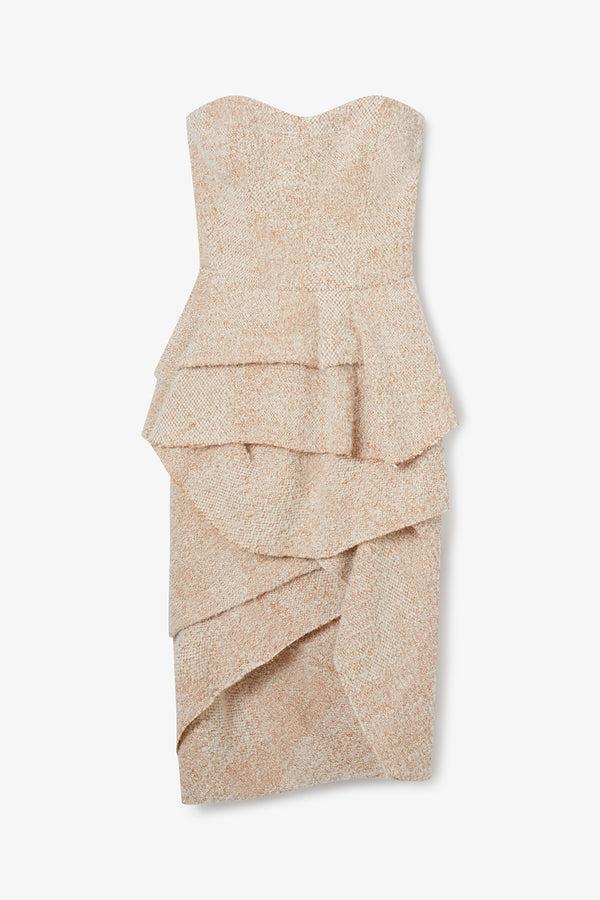 noon by noor Glory Dress in Ivory Caramel