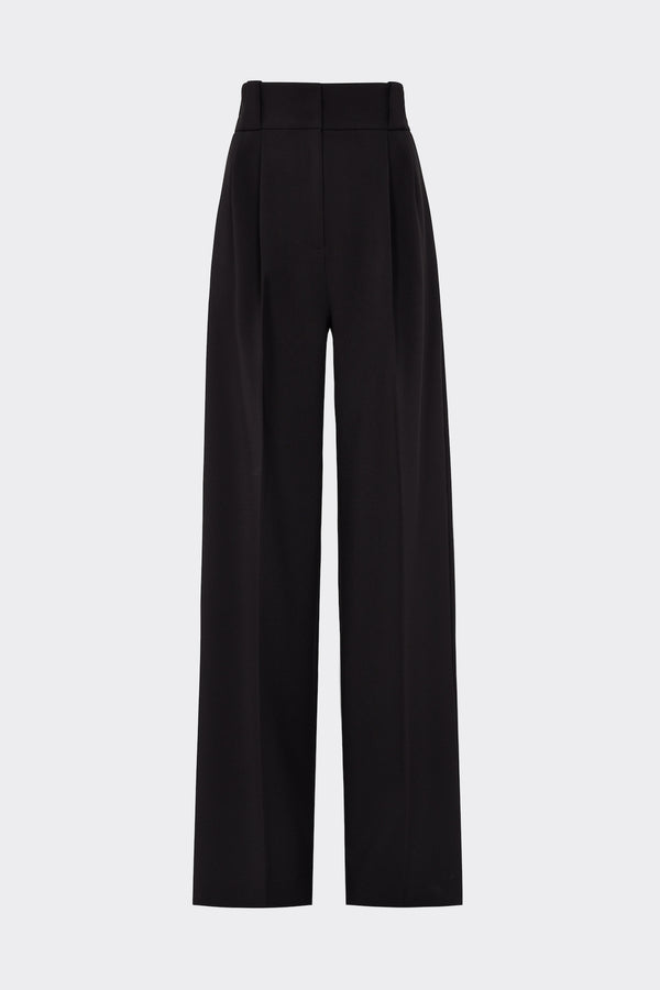 noon by noor Harmonia Trouser in Black Cotton