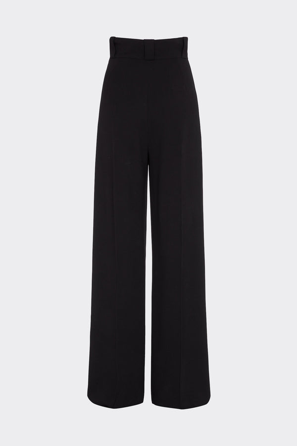 Noon By Noor Harmonia Trouser In Black Crepe