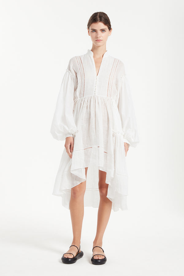 Noon By Noor Hero Dress In Soft White