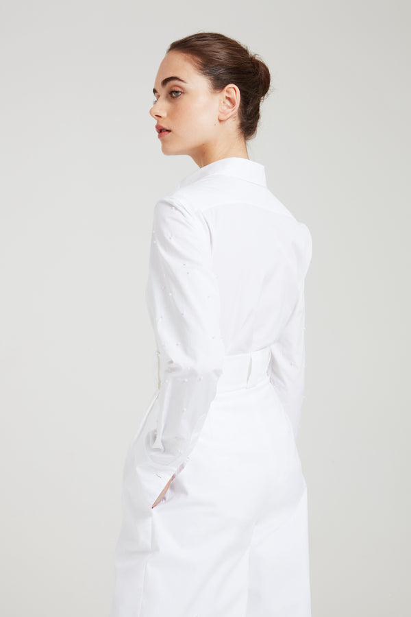 Noon By Noor June Shirt In White