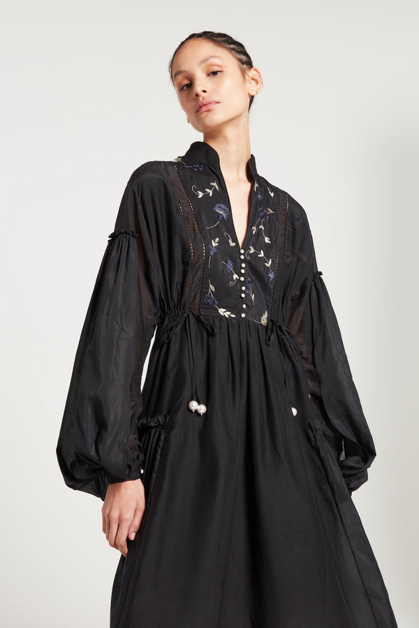 Noon By Noor Juno Bis Dress In Black