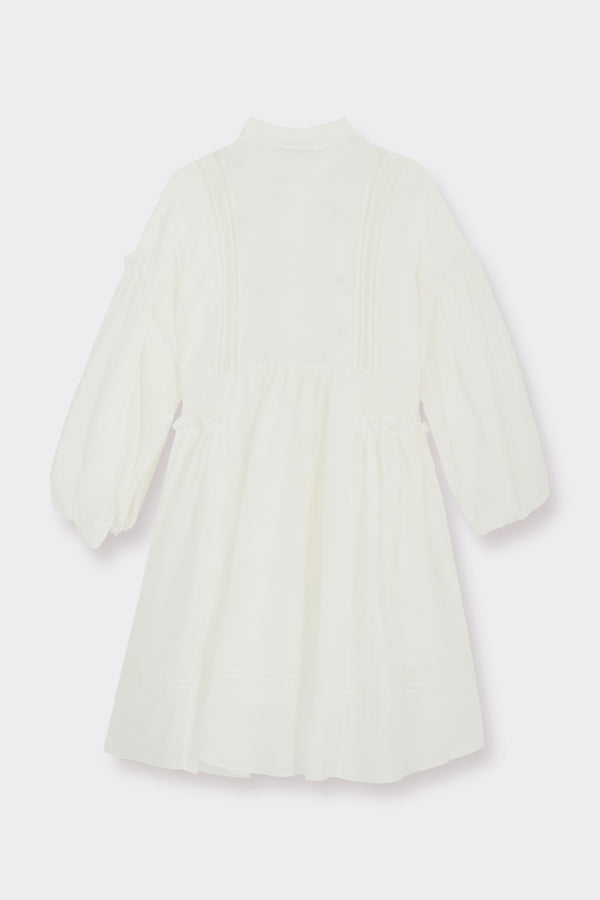 Noon By Noor Juno Bis Dress In Soft White
