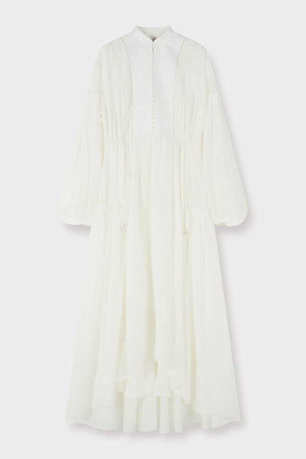 noon by noor Juno Dress in Soft White