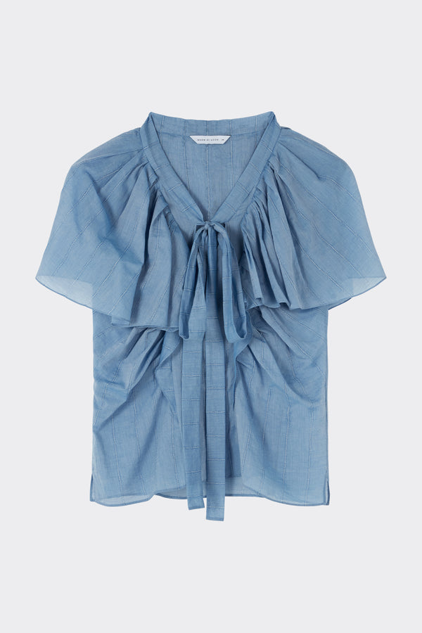 Noon By Noor Lila Blouse In Blue