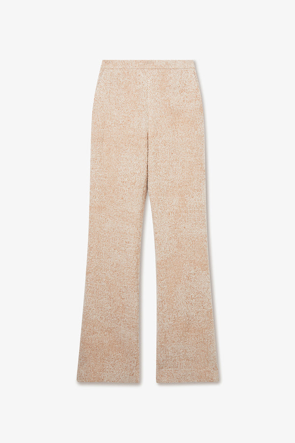 noon by noor Liza Trouser in Ivory Caramel