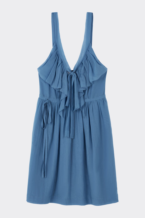 Noon By Noor Marsa Dress In Mid Blue