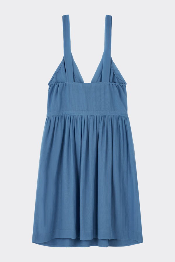 Noon By Noor Marsa Dress In Mid Blue