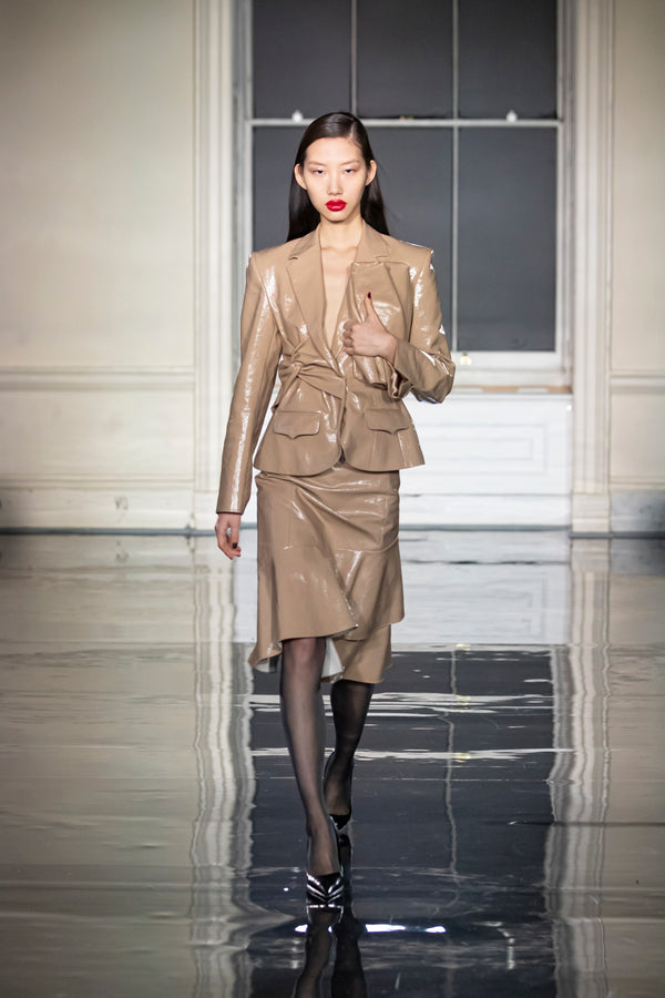 Noon By Noor Panos Jacket In Sand