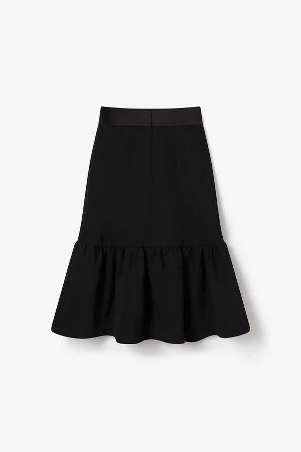 Noon By Noor Polka Skrit In Black