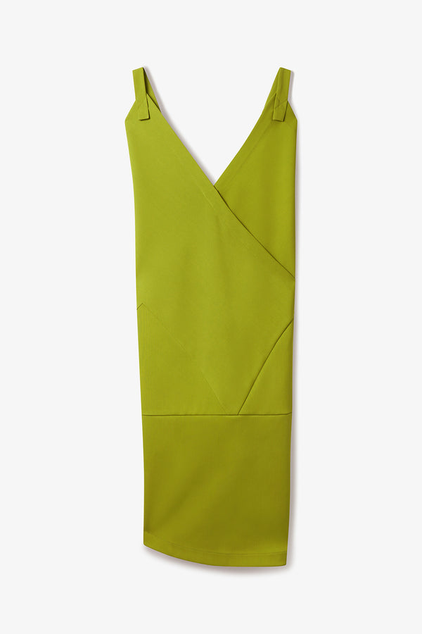 Noon By Noor Rhea Dress In Palm Green