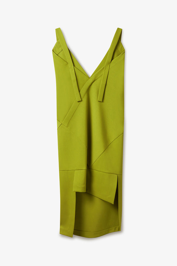Noon By Noor Rhea Dress In Palm Green