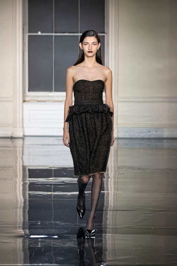 noon by noor Riku Dress in Black Caramel