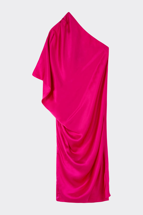 Noon By Noor Rula Dress In Fuchsia