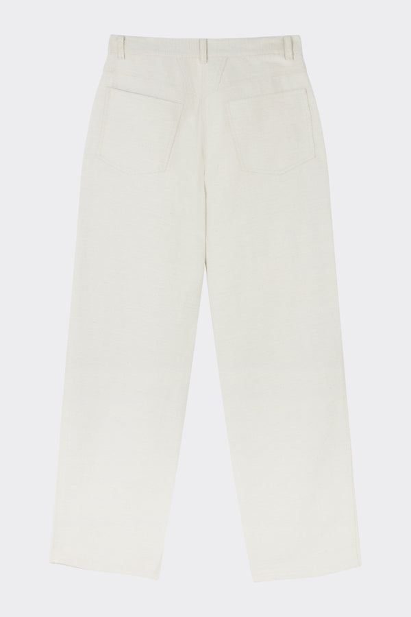Noon By Noor Shelly Trouser In Chalk White