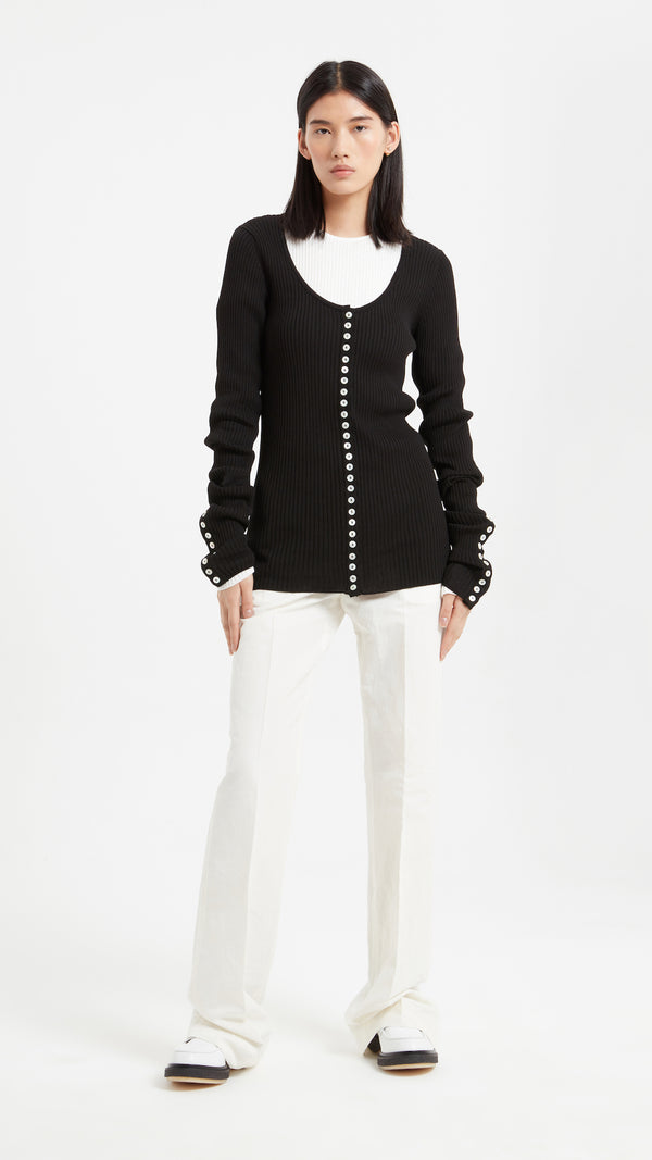 Noon By Noor Sonia Knit In Black