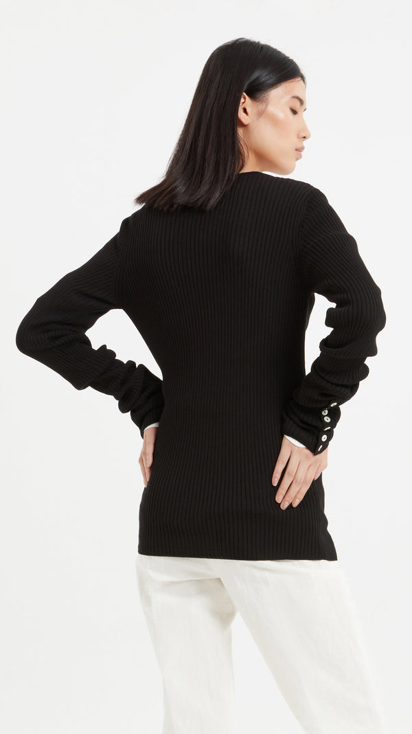 Noon By Noor Sonia Knit In Black