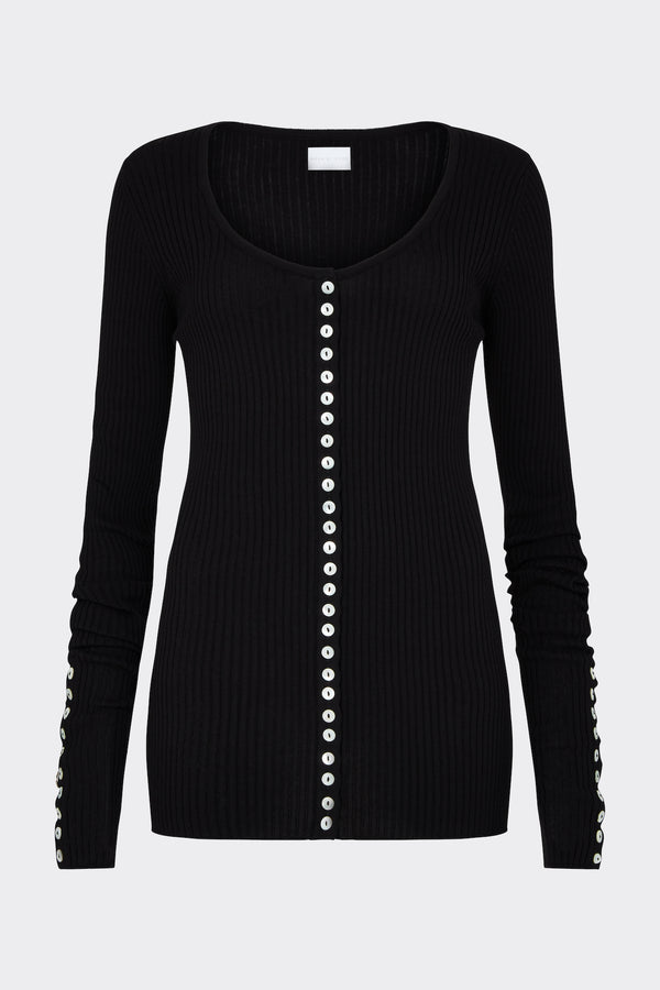 noon by noor Sonia Knit in Black