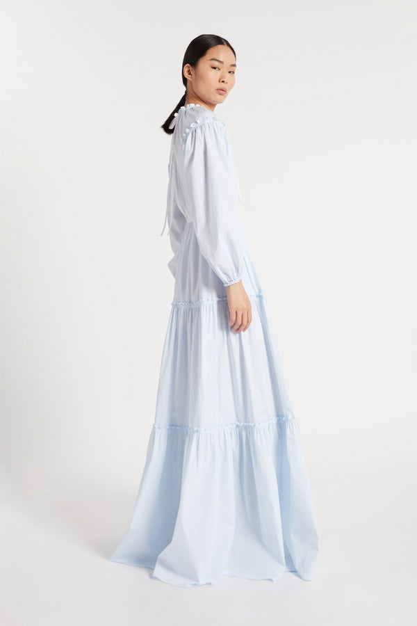 Noon By Noor Teresa Dress In Pale Blue