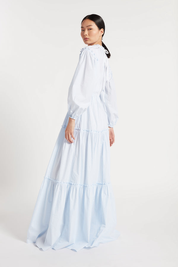 Noon By Noor Teresa Dress In Pale Blue