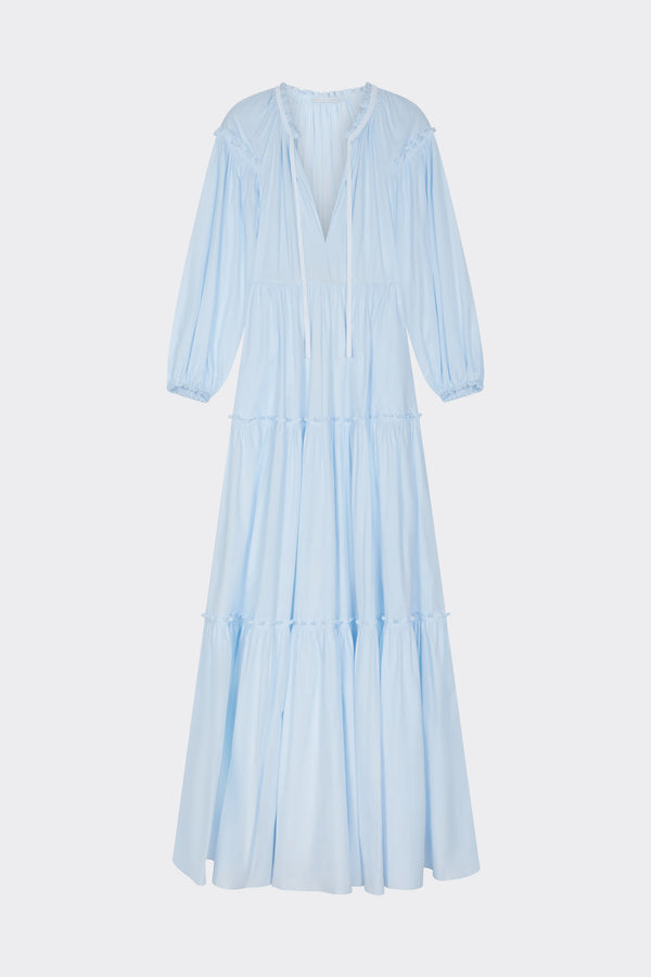 Noon By Noor Teresa Dress In Pale Blue