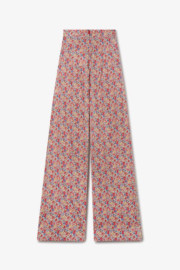 Noon By Noor Vena Trouser In Ditsy Floral Print