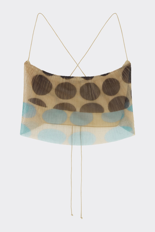 Noon By Noor Zahara Cropped Bib Top In Multi