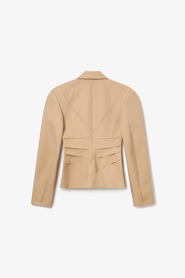 Noon By Noor Zamalia Jacket In Sand