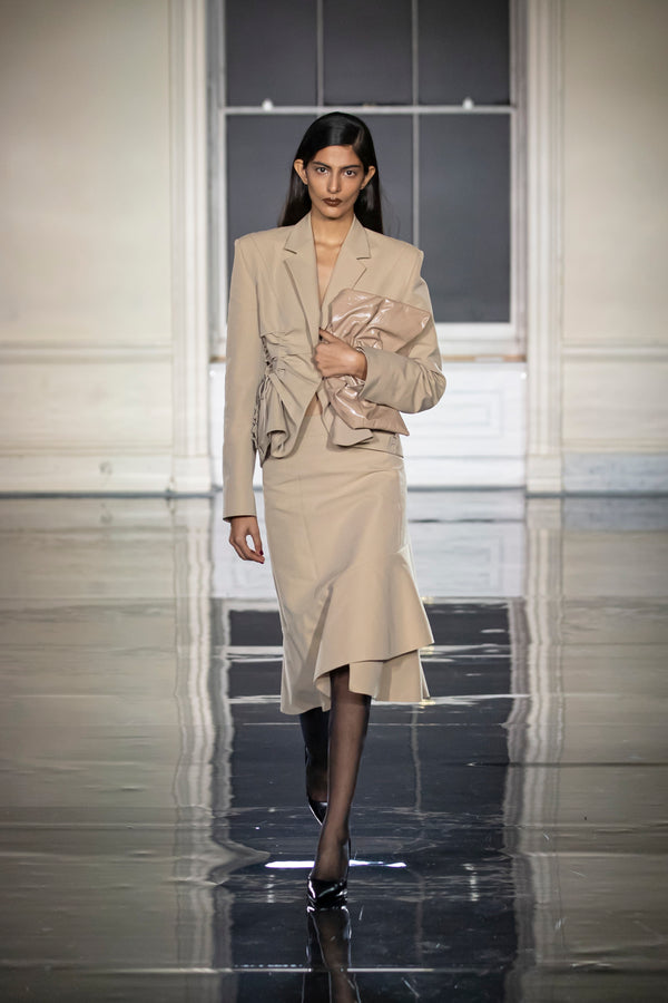 Noon By Noor Zamalia Jacket In Sand