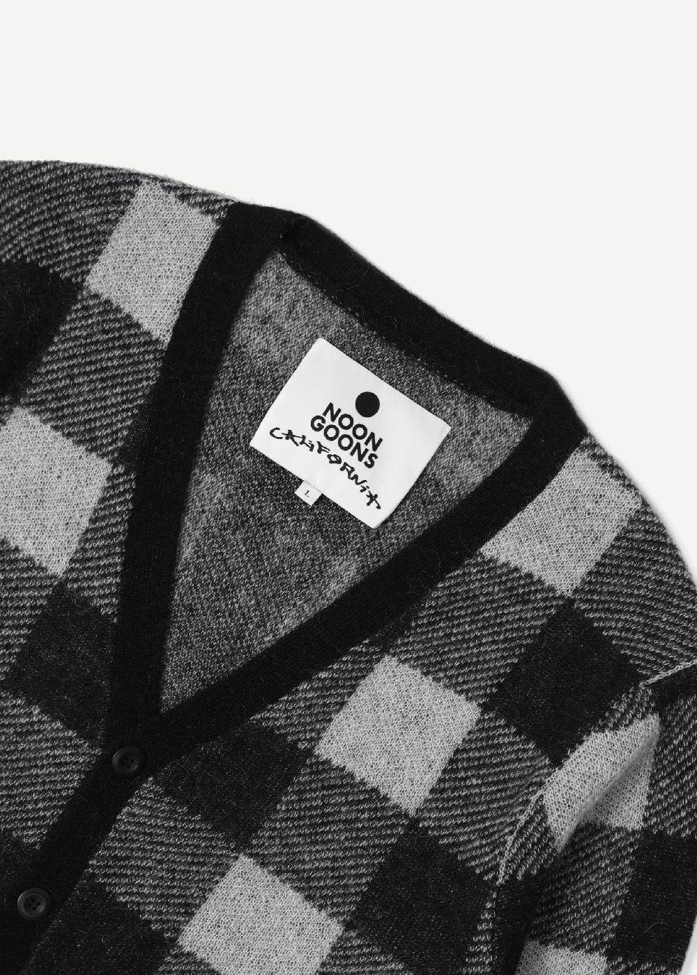 Noon Goons BEACH CAMP CARDIGAN - BONDFIRE ASH