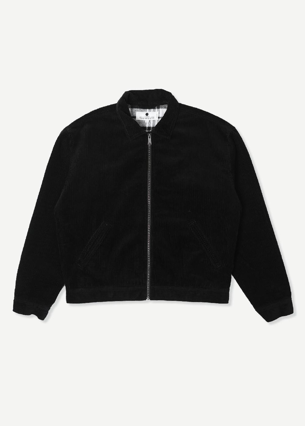 noon goons FEEBLE CORDUROY JACKET - BLACK