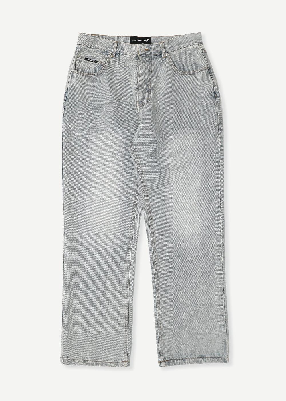 noon goons FLY DAZE DENIM PANT - STONE WASH