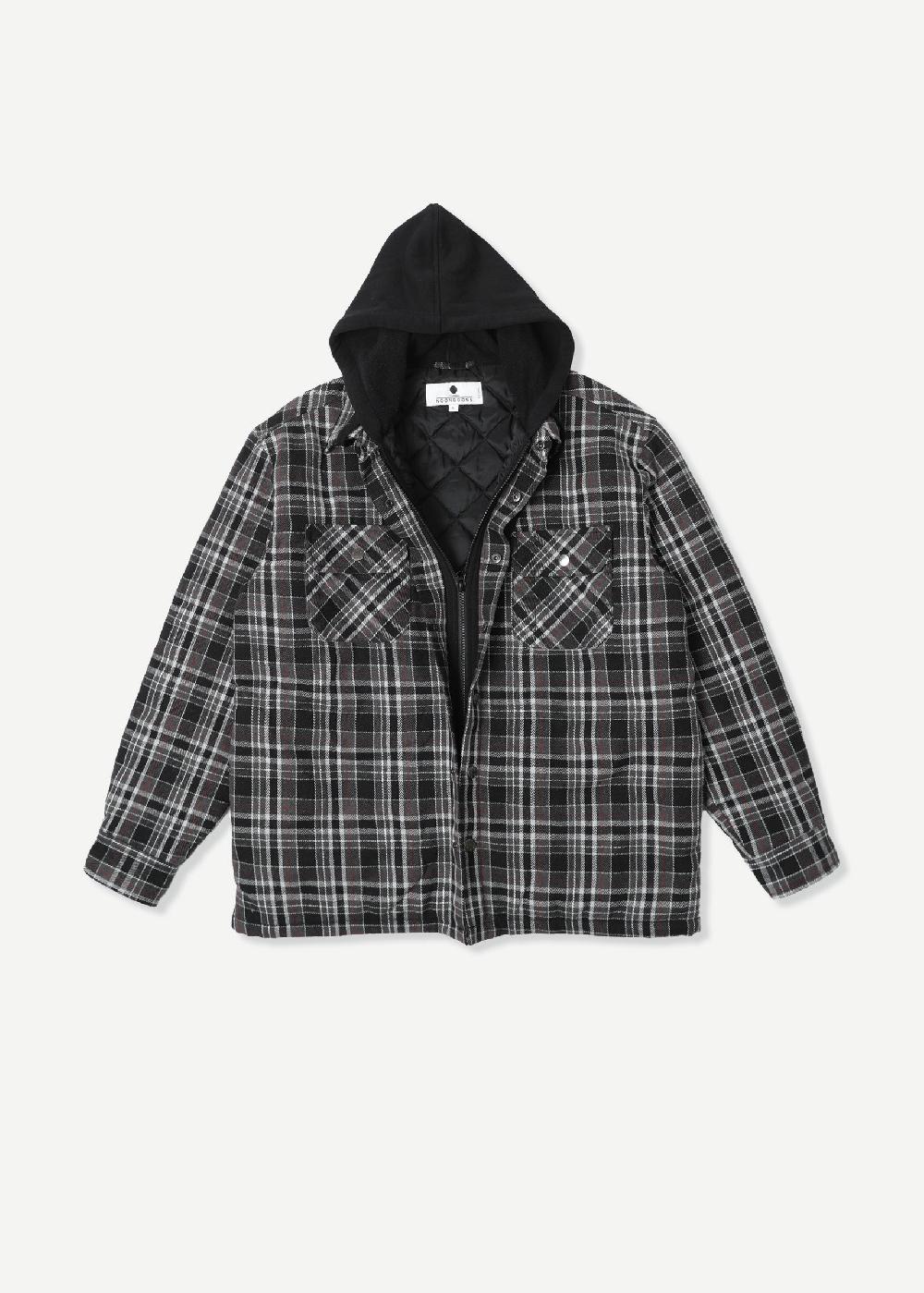 Noon Goons FUNCTION FLANNEL - BLACK